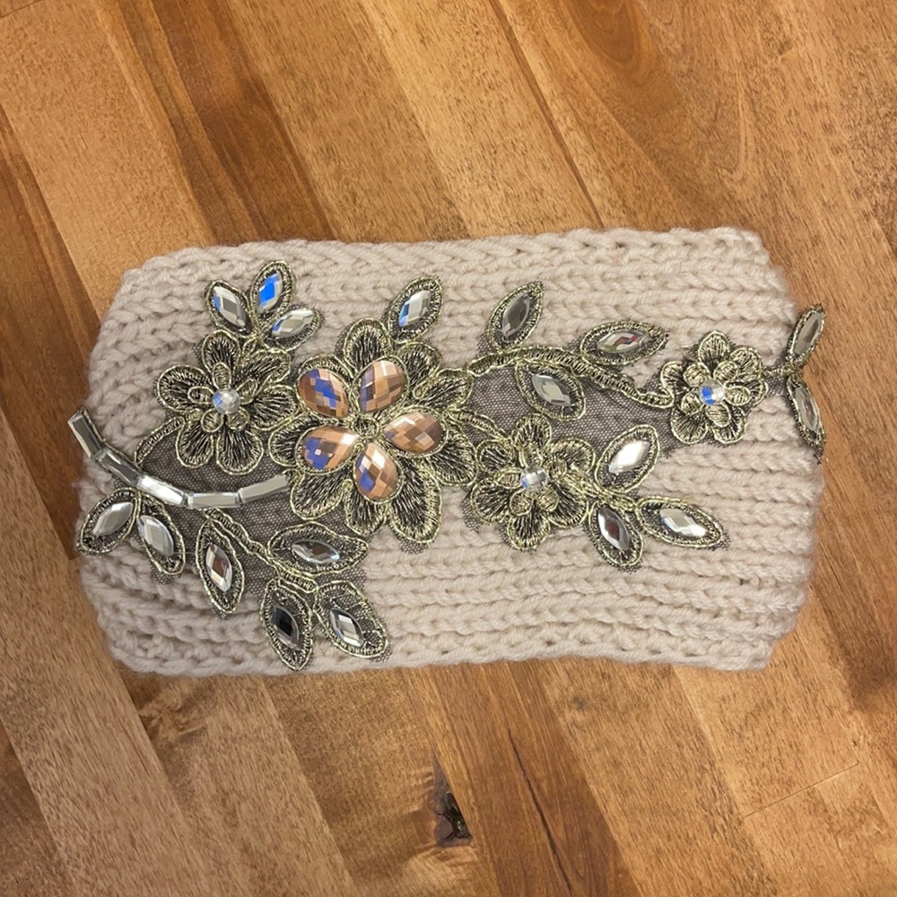 Embellished Cold Weather Head-Wrap
